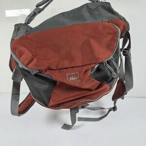 REI Adventure Dog Backpack Saddle Bag Large Size for Hiking Adjustable Red